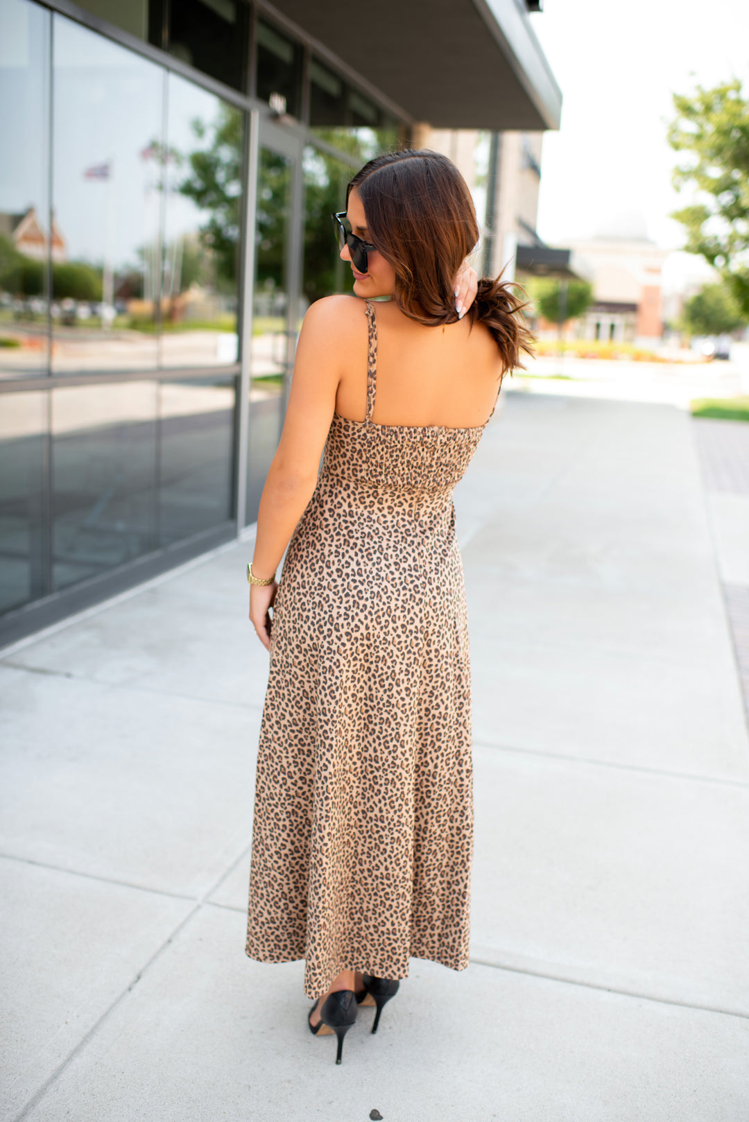Leopard Love Midi Dress