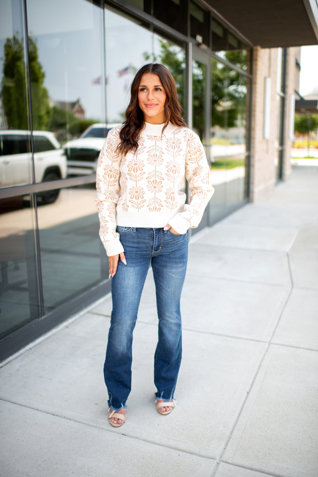 RESTOCK Maple Blossom Sweater (Beige/Taupe)