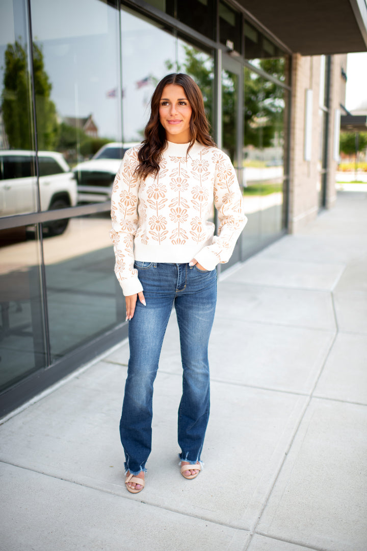 RESTOCK Maple Blossom Sweater (Beige/Taupe)