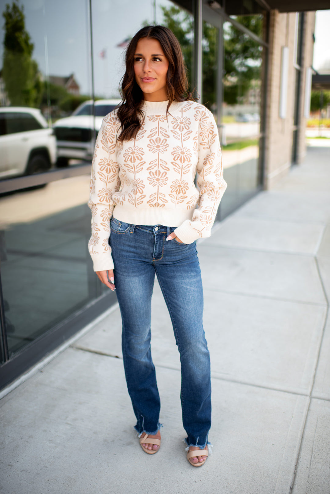 RESTOCK Maple Blossom Sweater (Beige/Taupe)