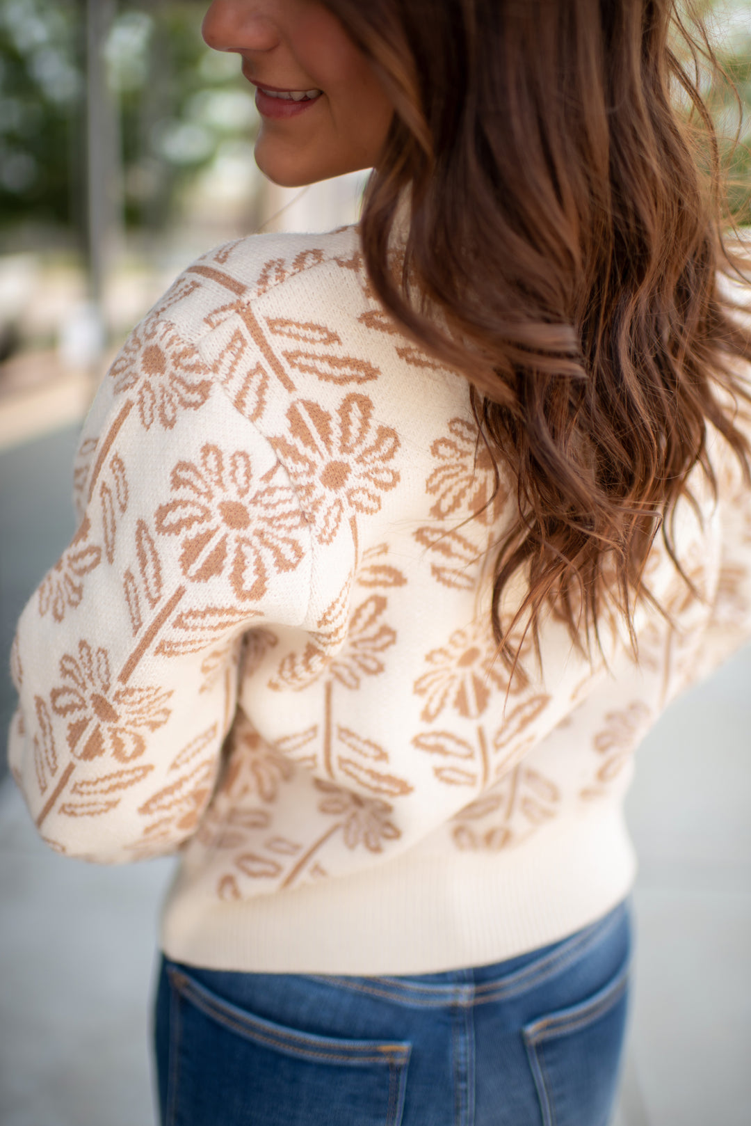 RESTOCK Maple Blossom Sweater (Beige/Taupe)