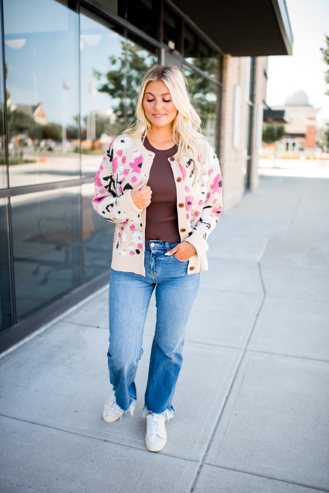 Blush & Bloom Sweater Cardigan