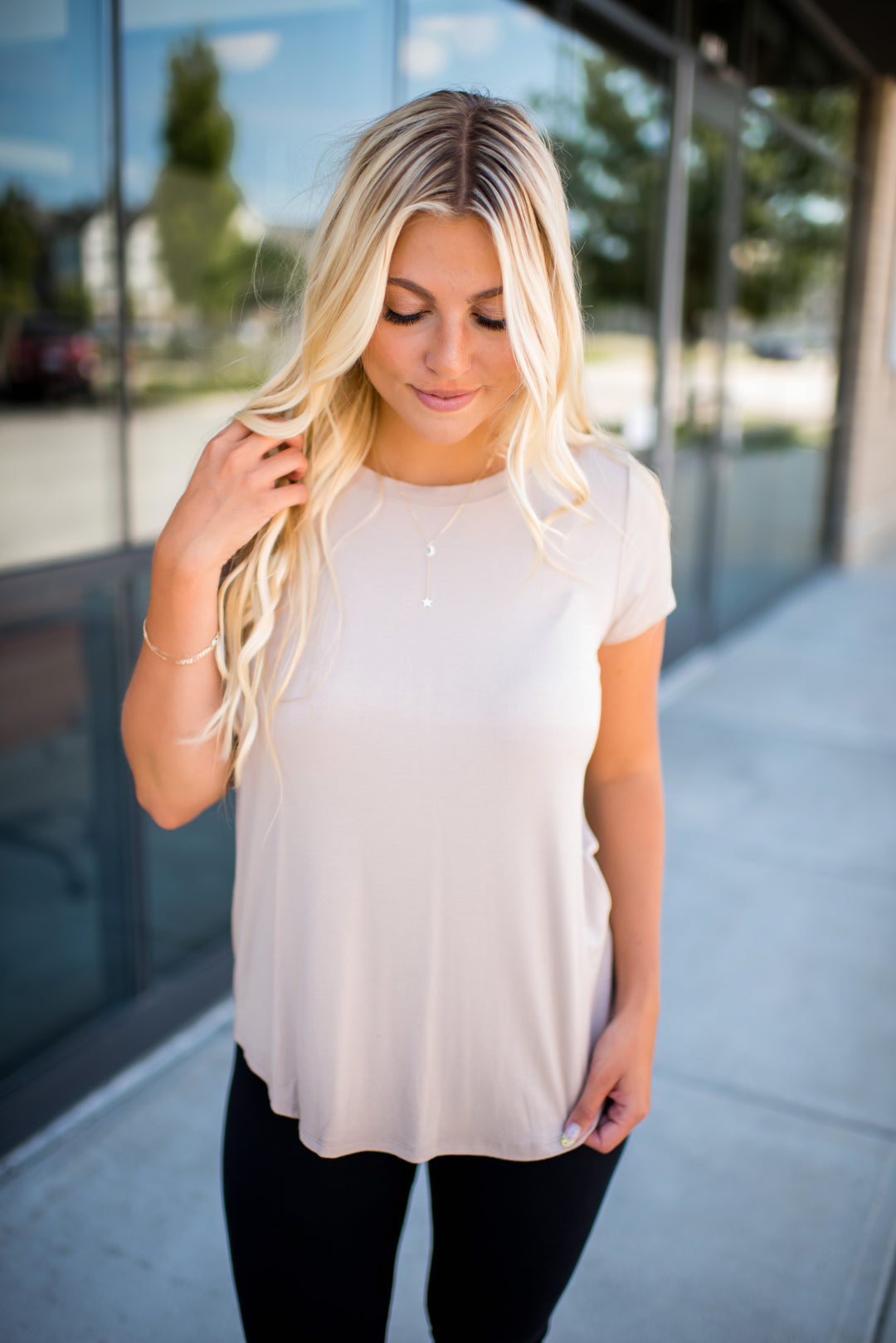Easy Does It Tee (Ash Mocha)