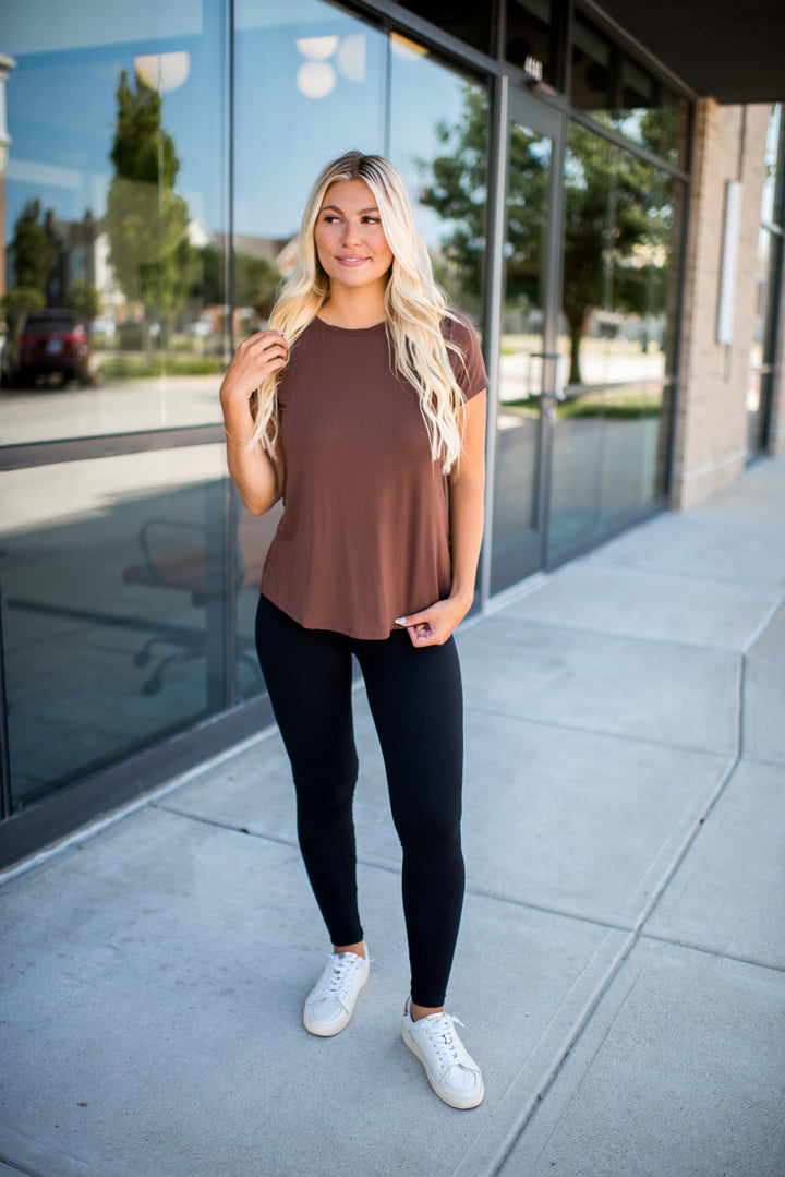 Easy Does It Tee (Brown)