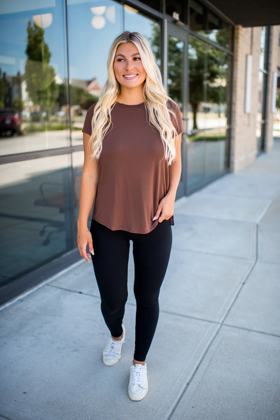 Easy Does It Tee (Brown)