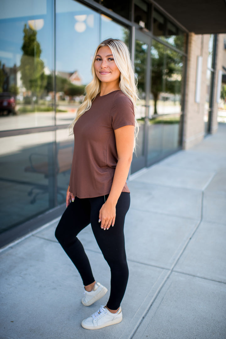 Easy Does It Tee (Brown)