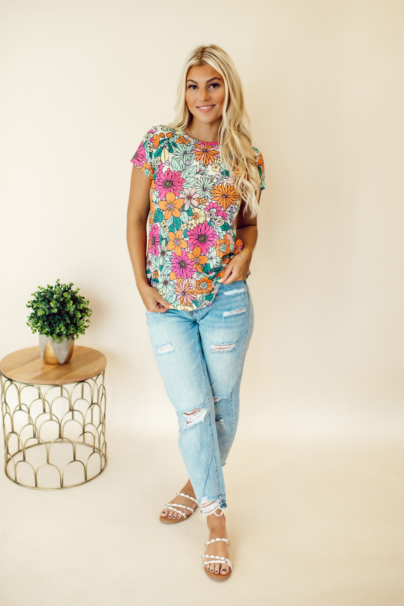 Bright Days Ahead Floral Top
