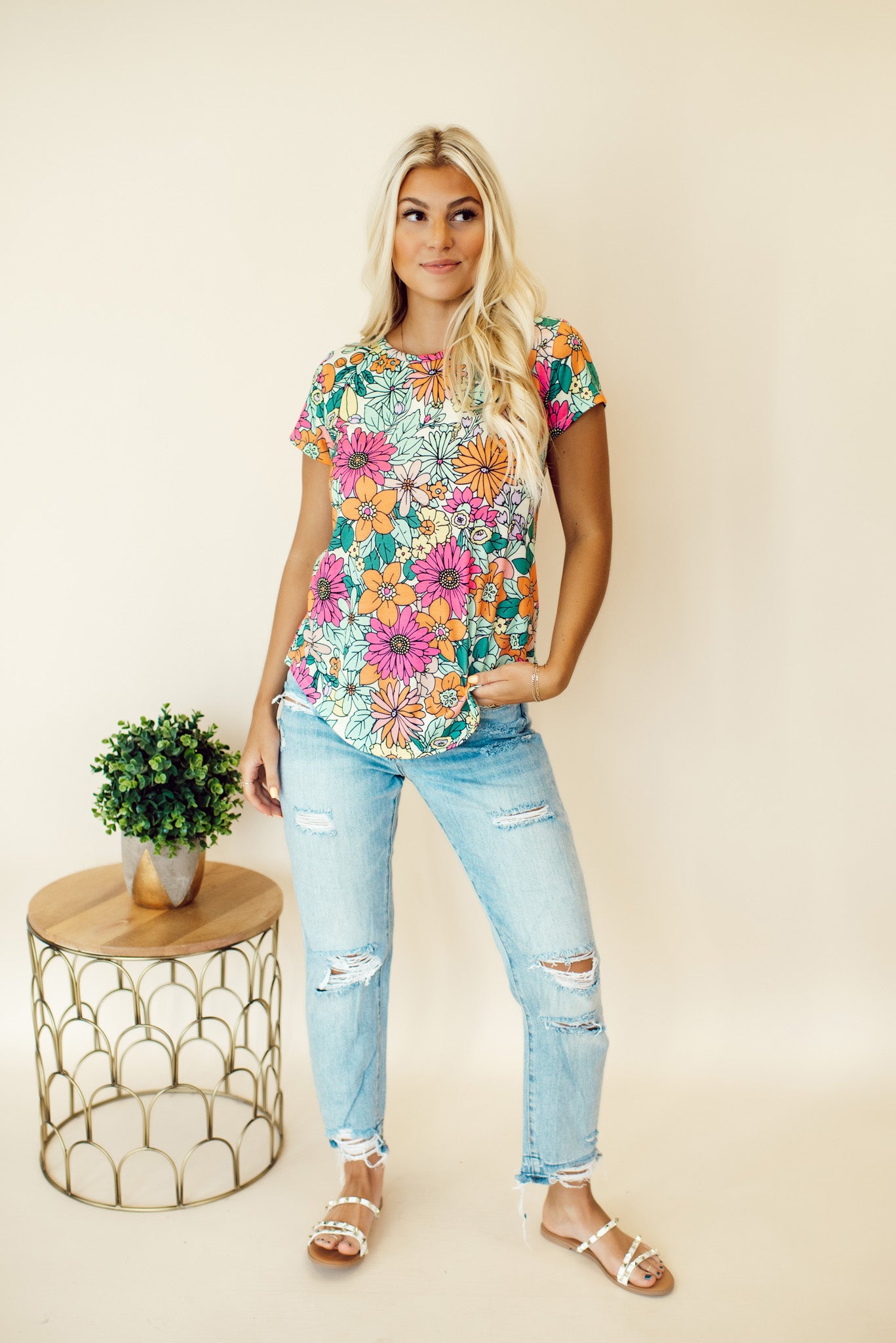 Bright Days Ahead Floral Top
