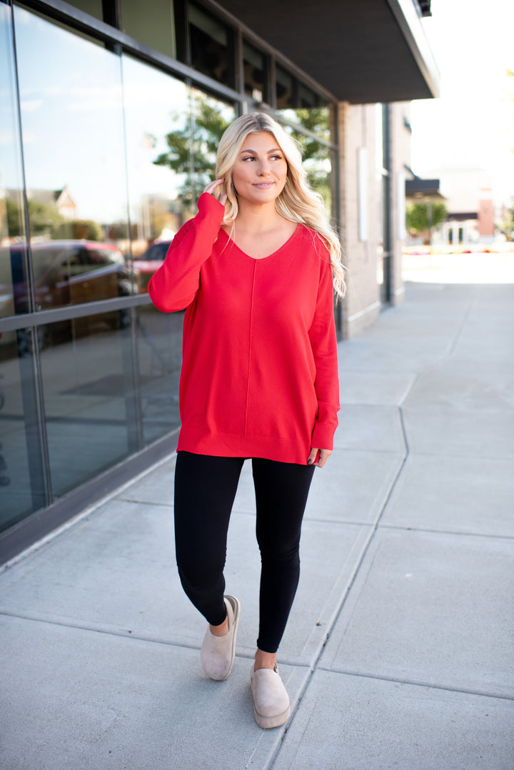 All The Good Things Sweater (Red)