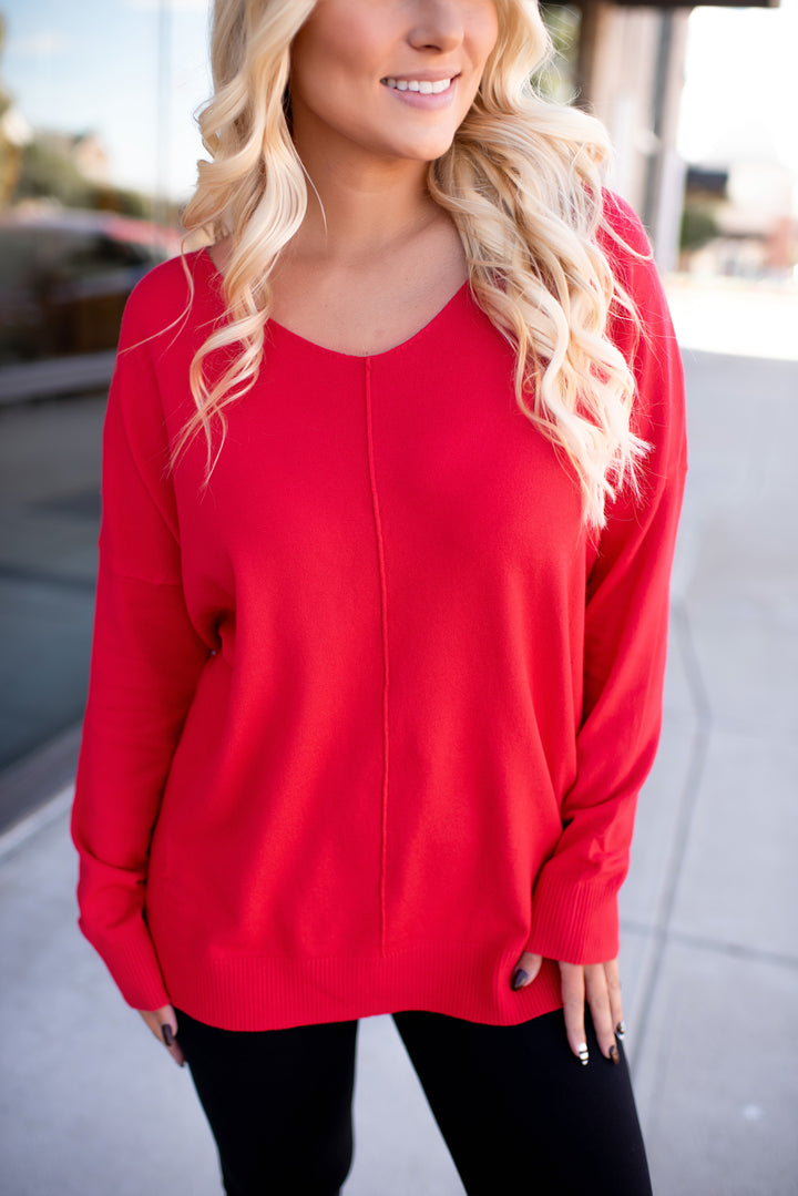 All The Good Things Sweater (Red)