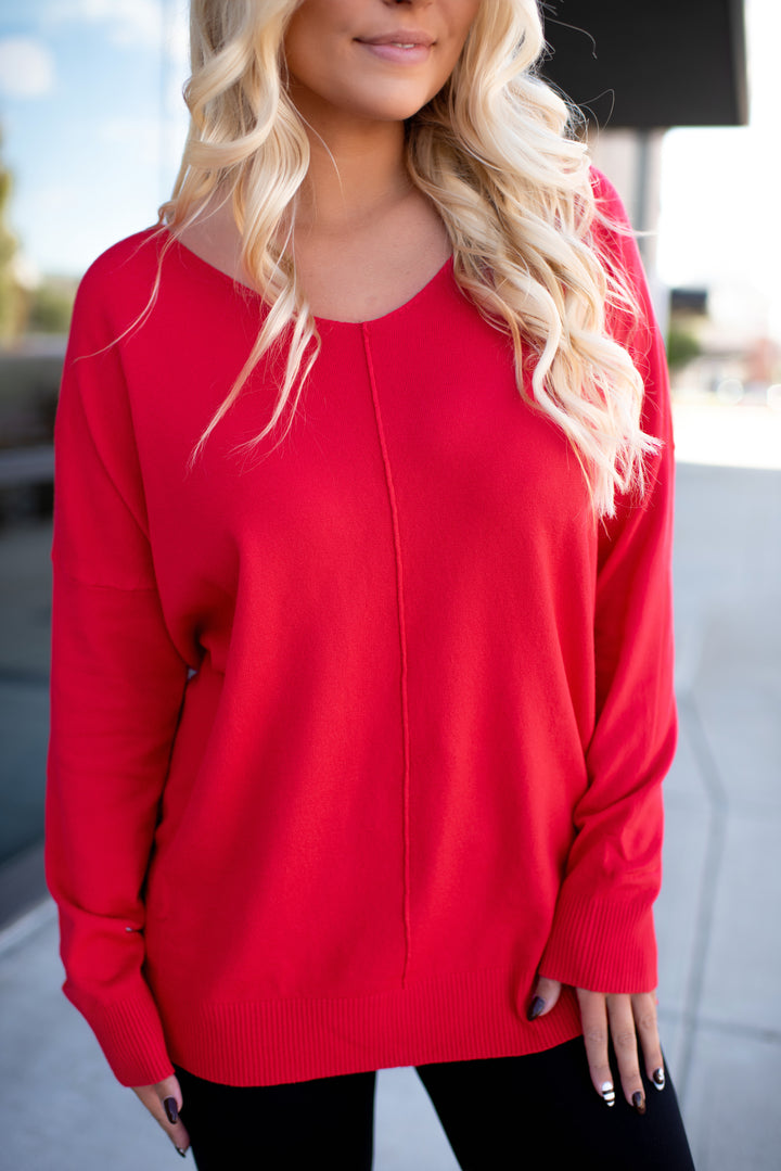 All The Good Things Sweater (Red)