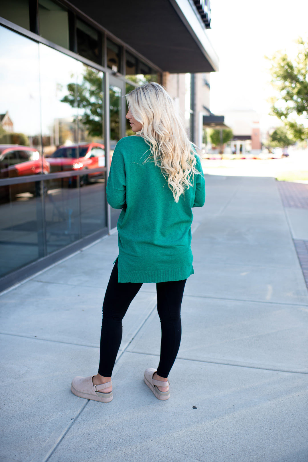 All The Good Things Sweater (Heather Green)