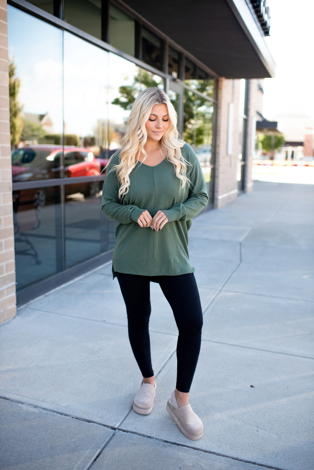 All The Good Things Sweater (Moss)