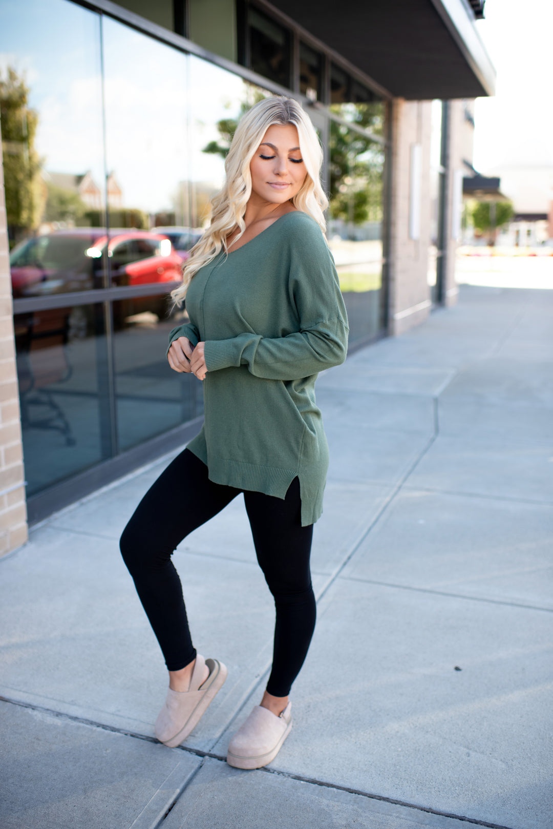 All The Good Things Sweater (Moss)