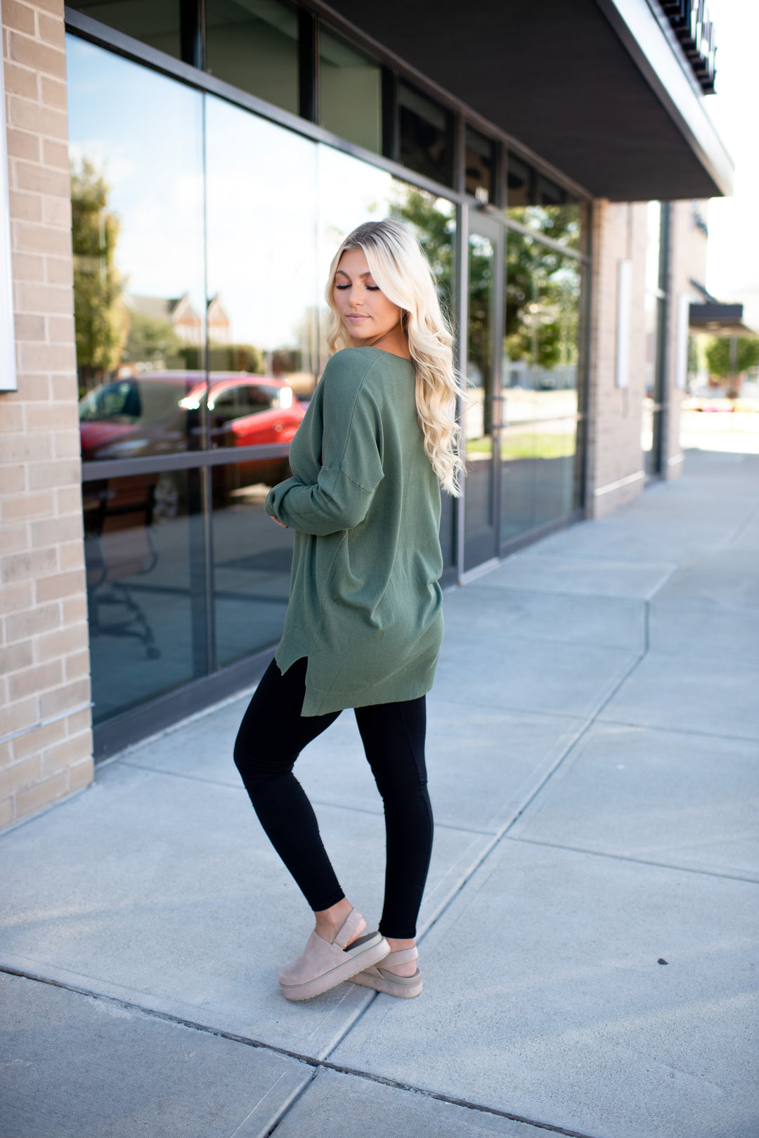 All The Good Things Sweater (Moss)