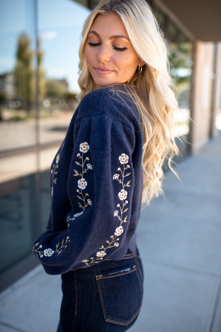 PREORDER Florence Sweater (Navy)