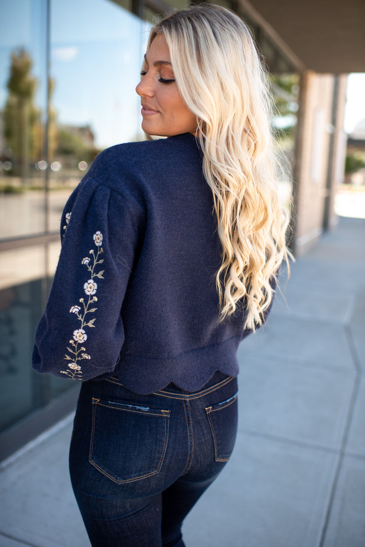 PREORDER Florence Sweater (Navy)