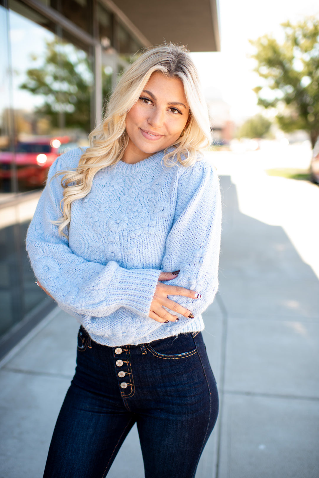 Bluest Skies Sweater (Light Blue)