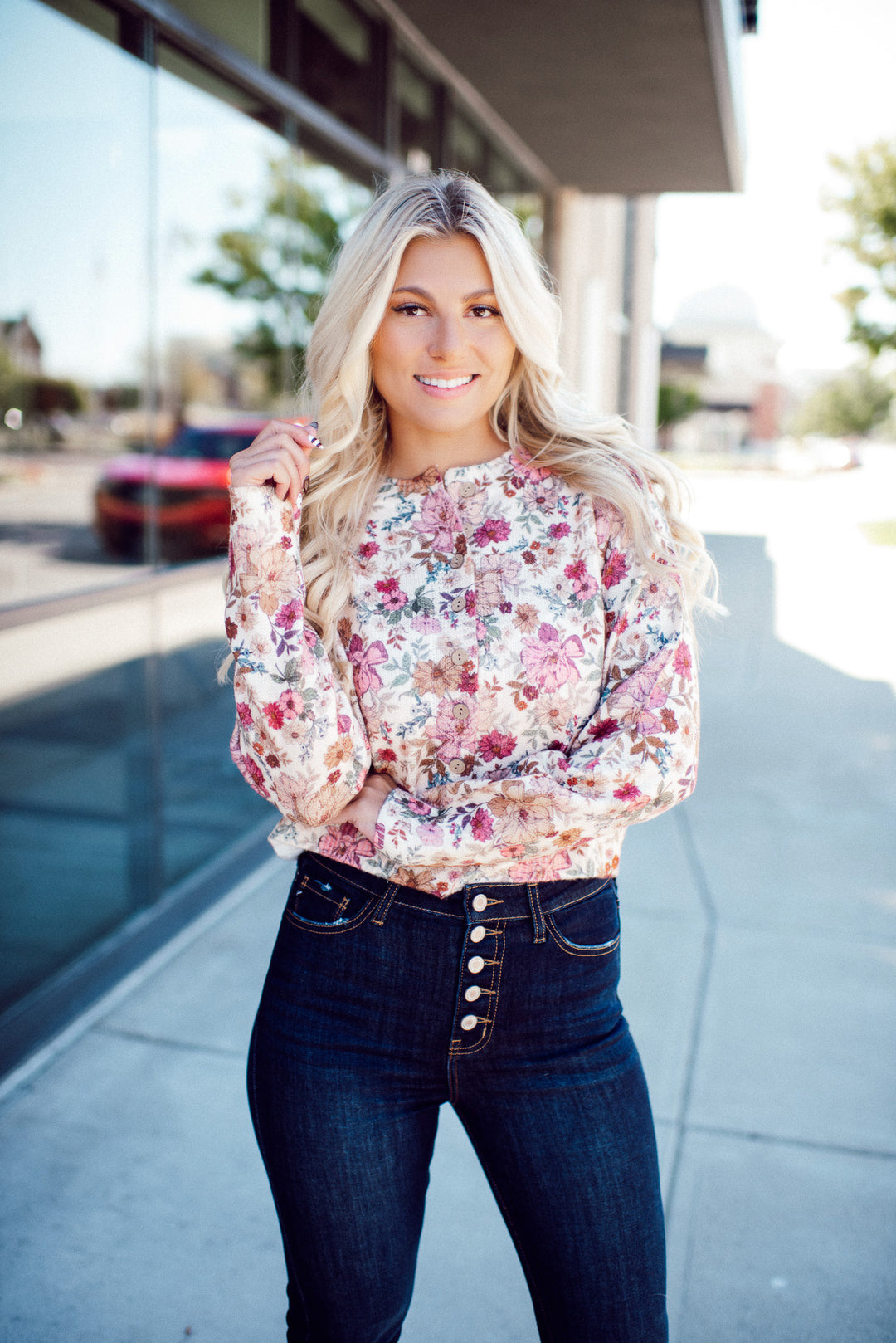 Vintage Rosewood Cardigan Top