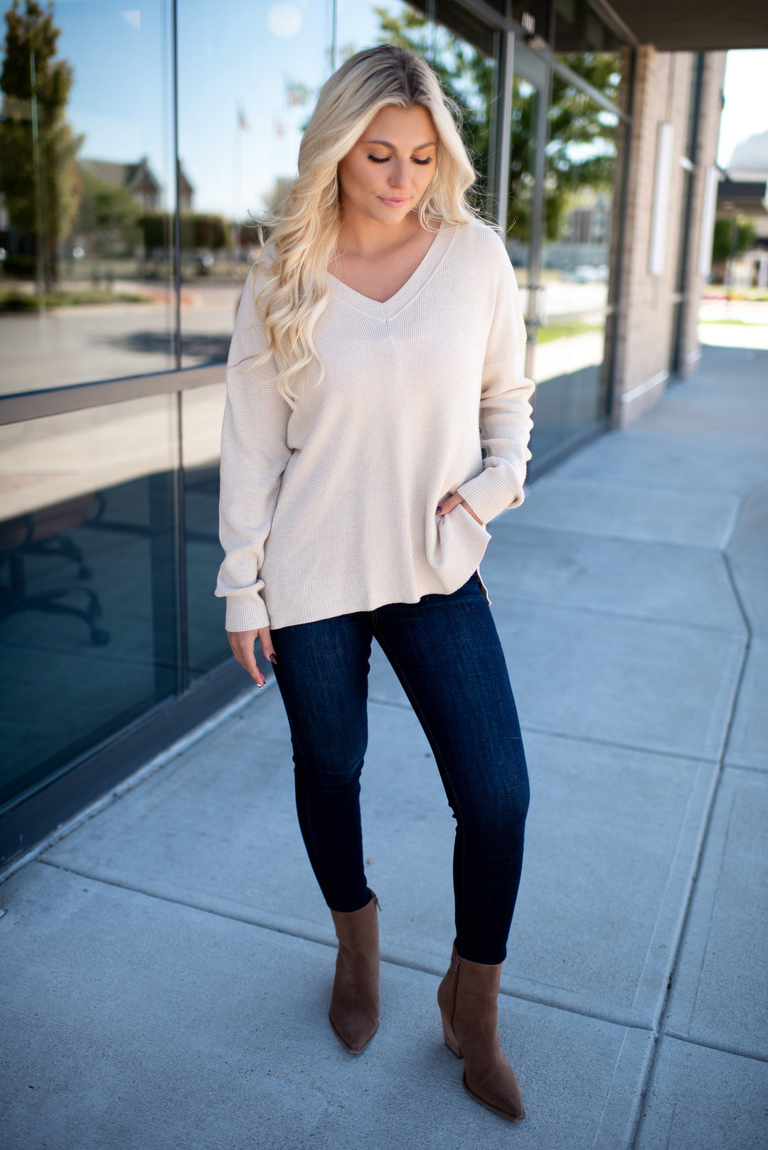 All The Greatness Sweater Tunic (Oatmeal)