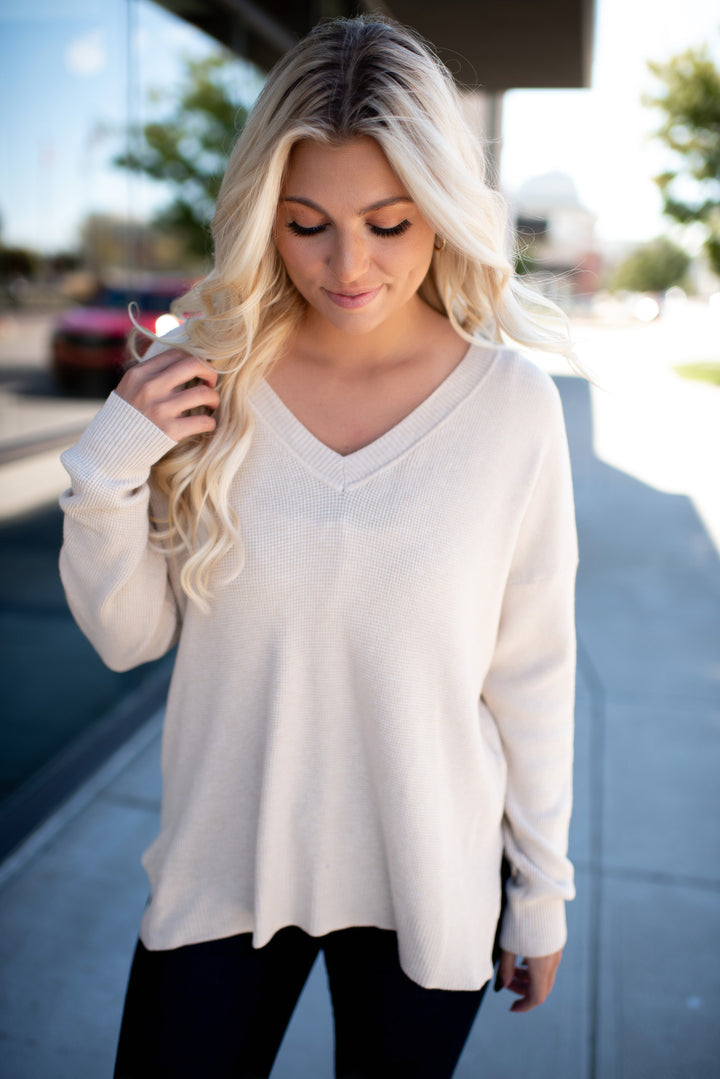 All The Greatness Sweater Tunic (Oatmeal)