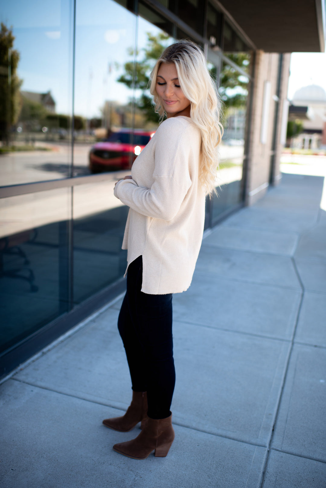 All The Greatness Sweater Tunic (Oatmeal)