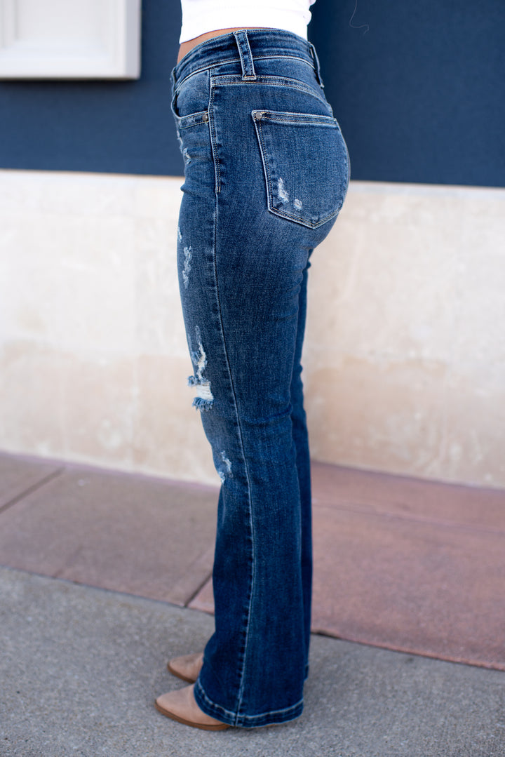 Judy Blue Rilyn Bootcut Jeans (Dark)