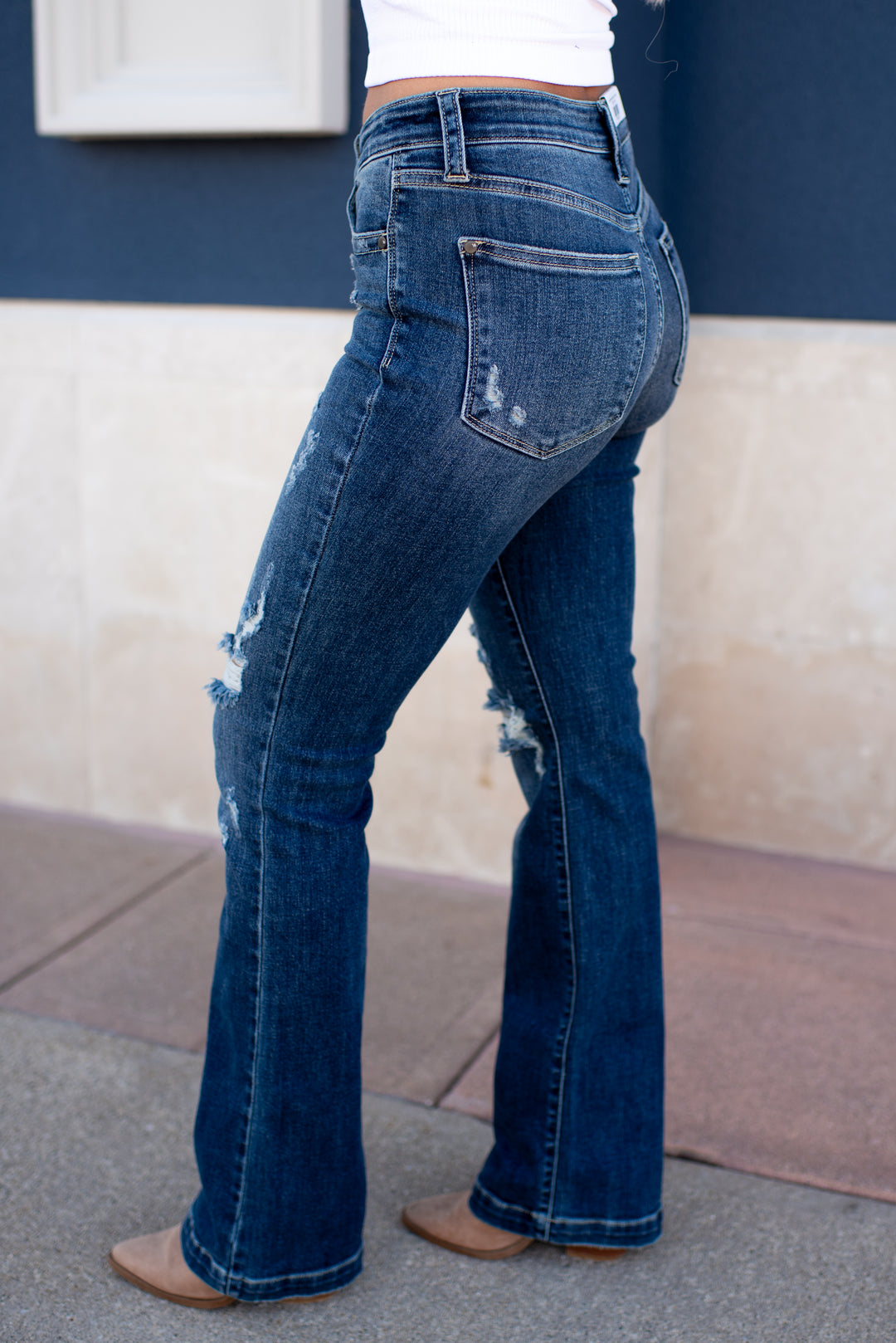 Judy Blue Rilyn Bootcut Jeans (Dark)