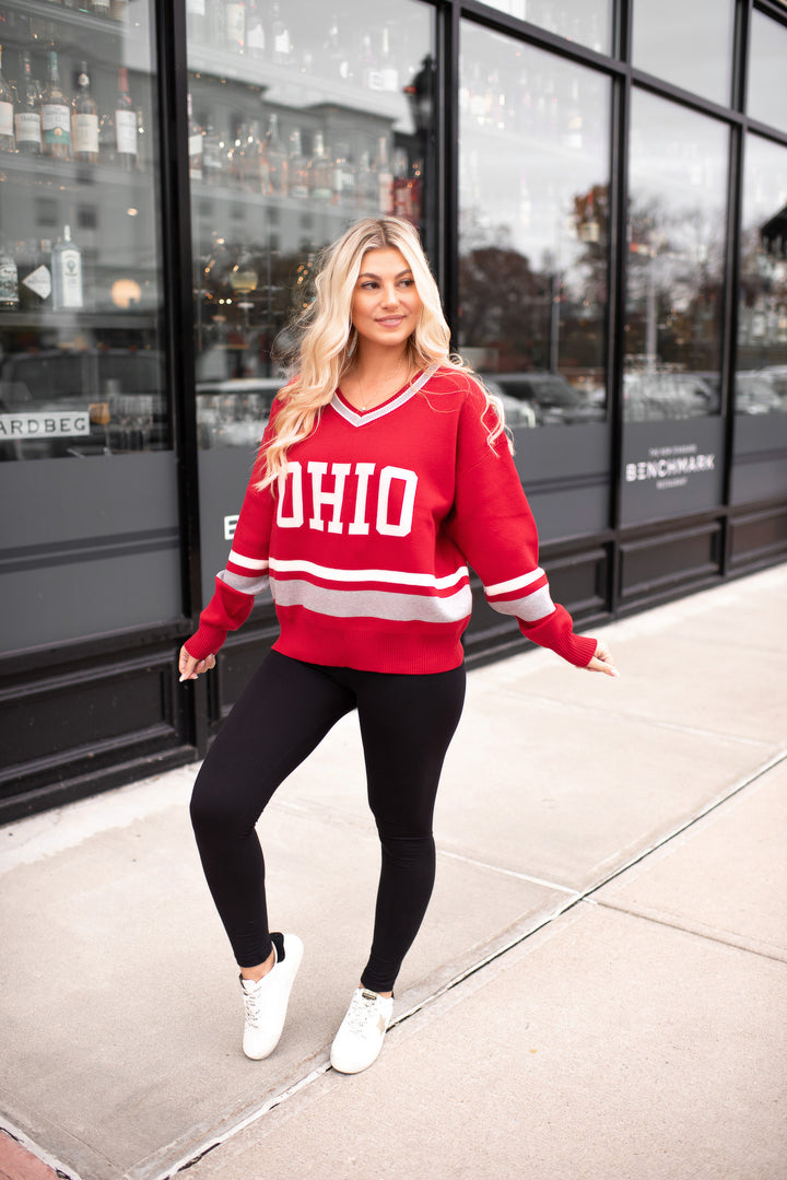 [DOORBUSTER] Ohio State Sweater (red)
