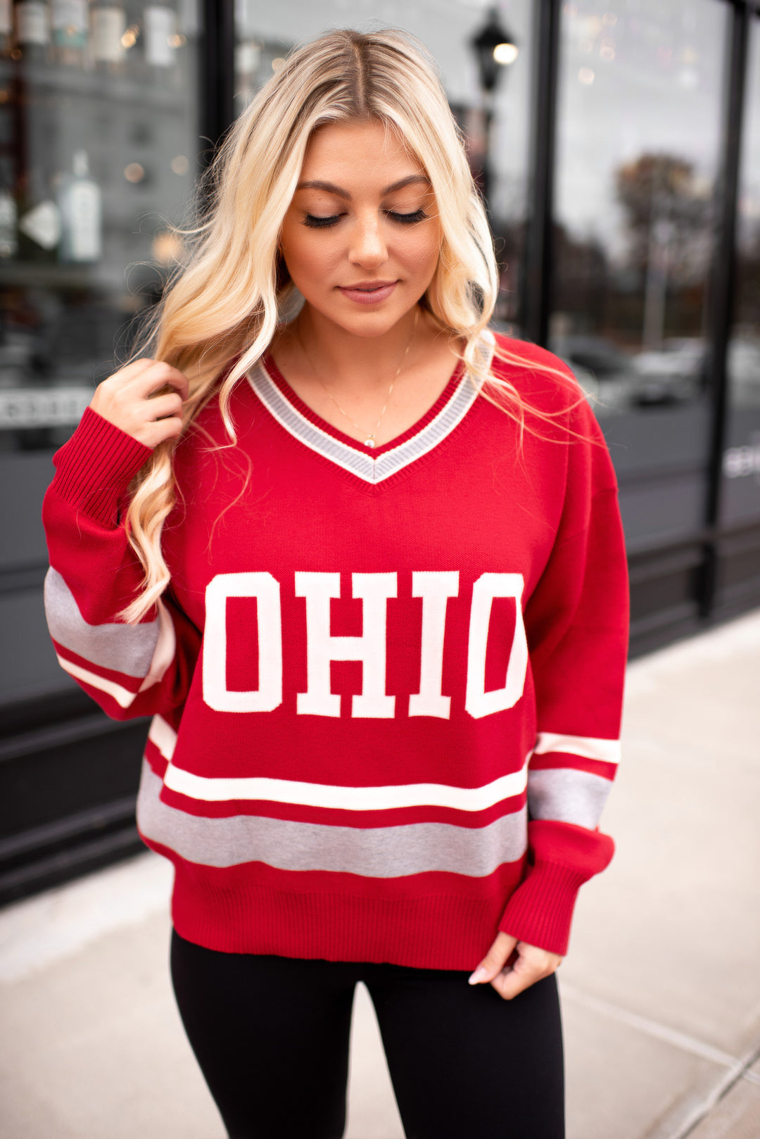 [DOORBUSTER] Ohio State Sweater (red)