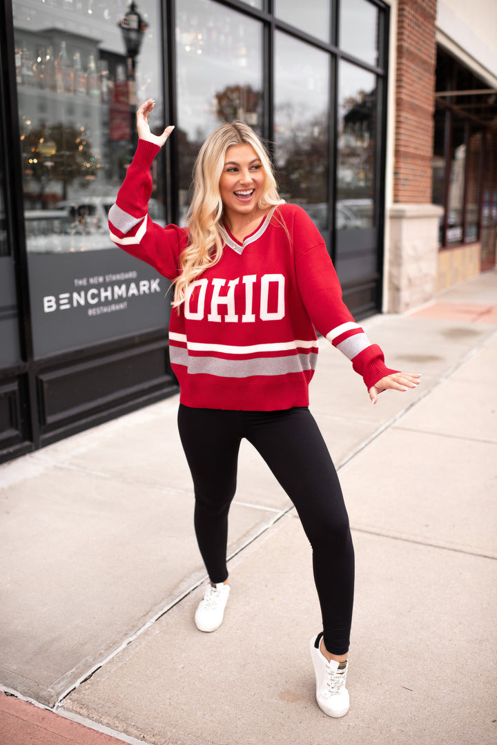 [DOORBUSTER] Ohio State Sweater (red)