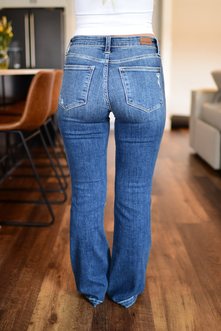 PREORDER | Judy Blue Rilyn Bootcut Jeans (Dark)