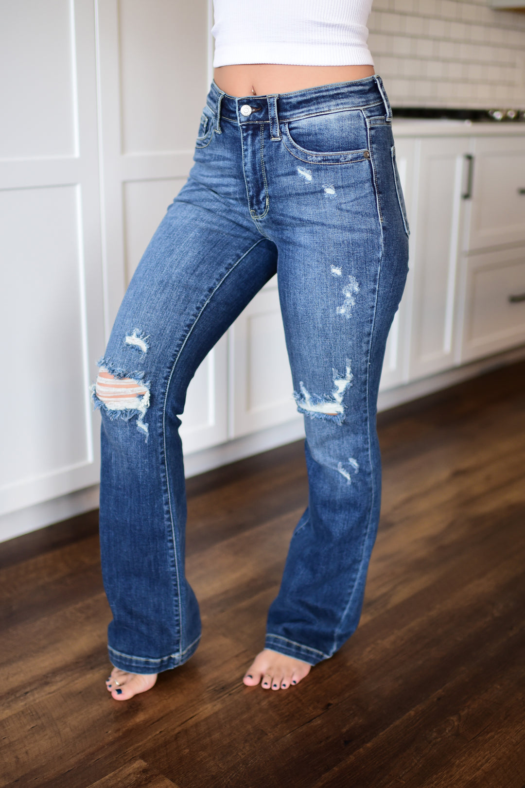 PREORDER | Judy Blue Rilyn Bootcut Jeans (Dark)