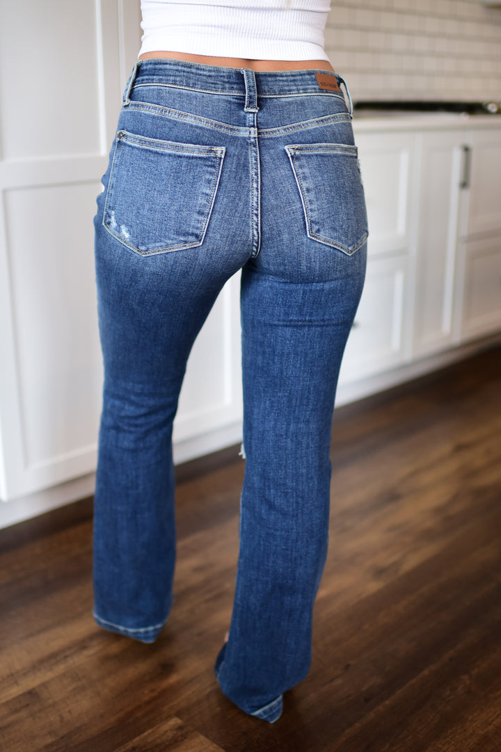 PREORDER | Judy Blue Rilyn Bootcut Jeans (Dark)
