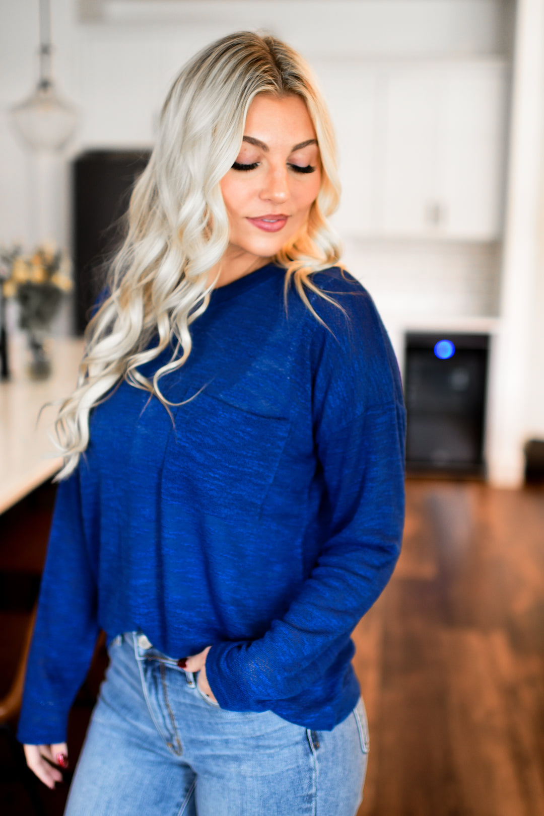 Easy Days Long Sleeve Shirt (Navy)