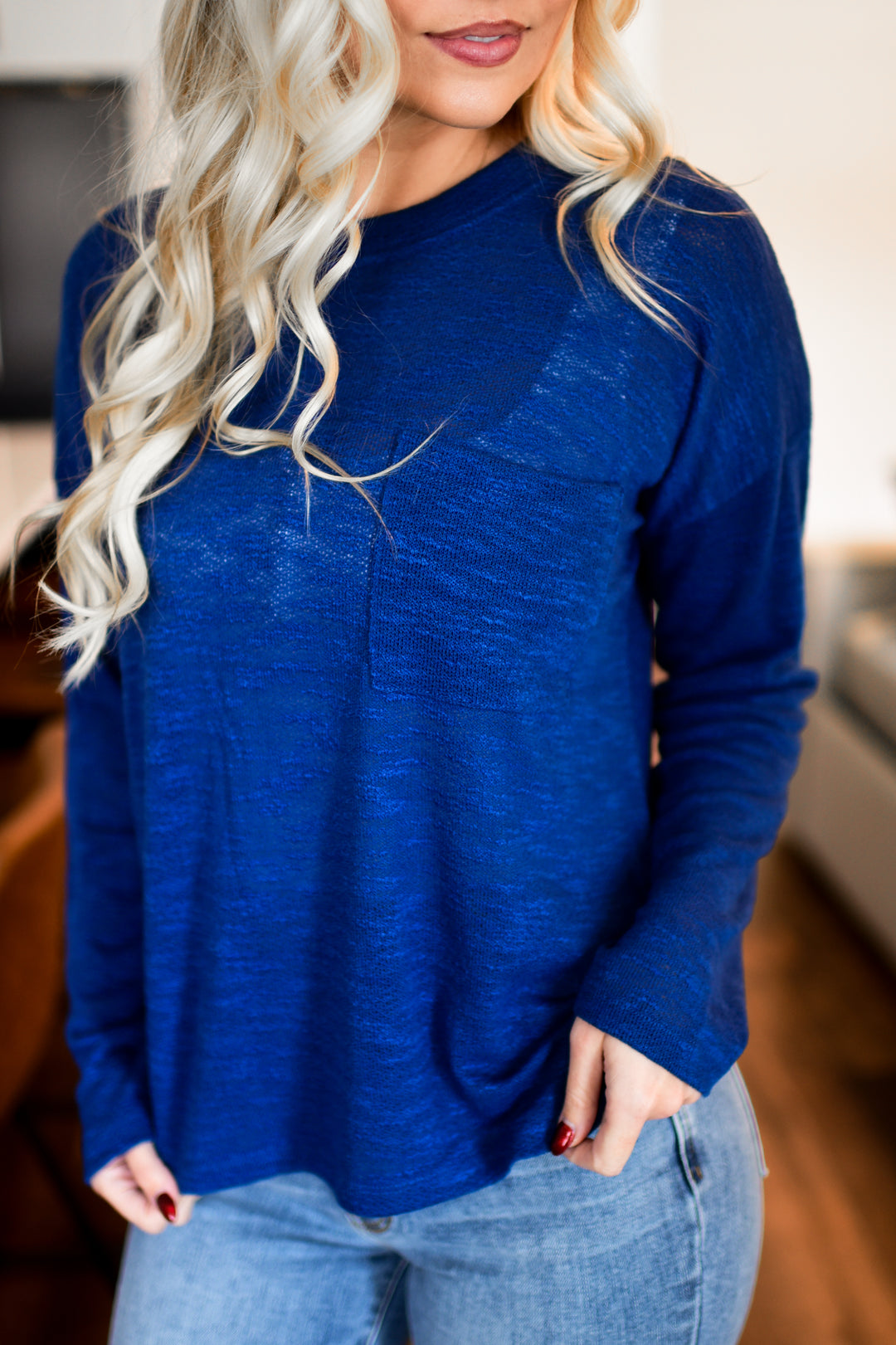 Easy Days Long Sleeve Shirt (Navy)