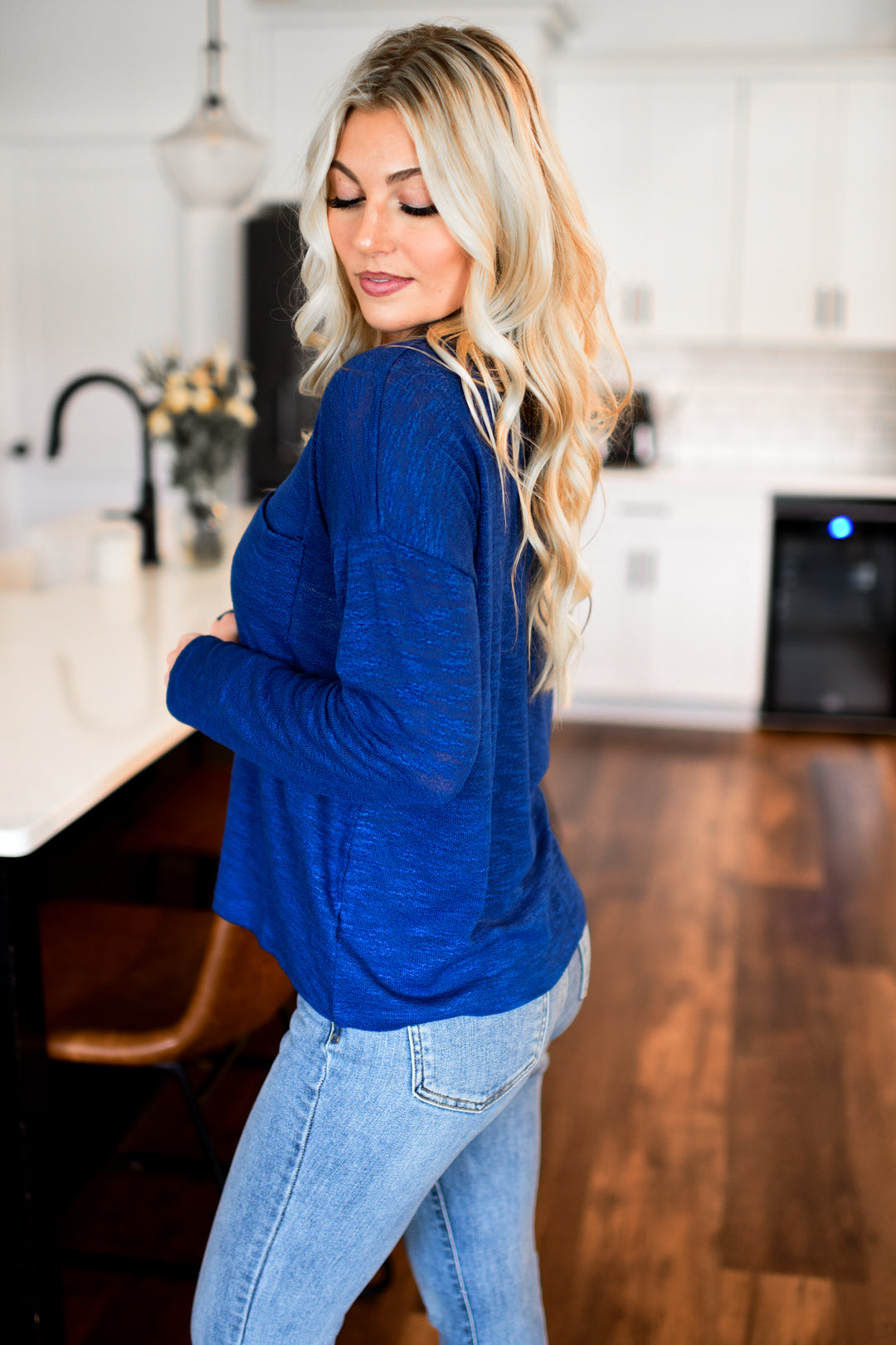 Easy Days Long Sleeve Shirt (Navy)