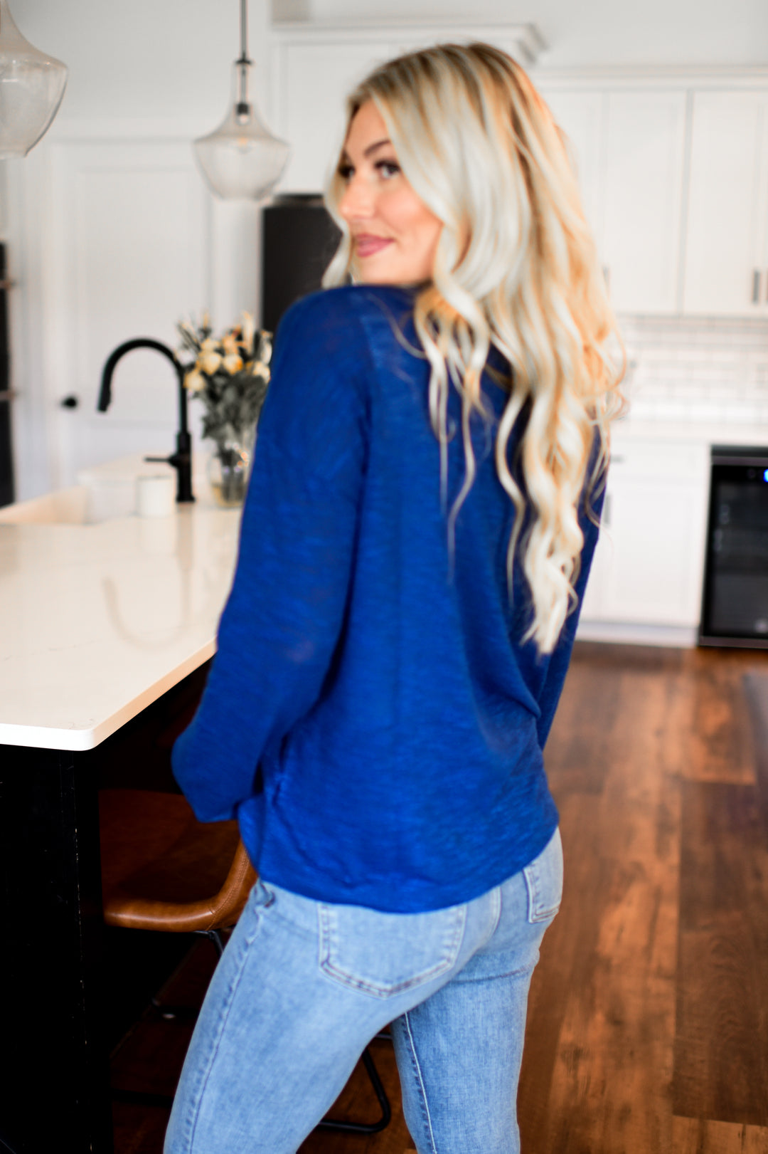 Easy Days Long Sleeve Shirt (Navy)