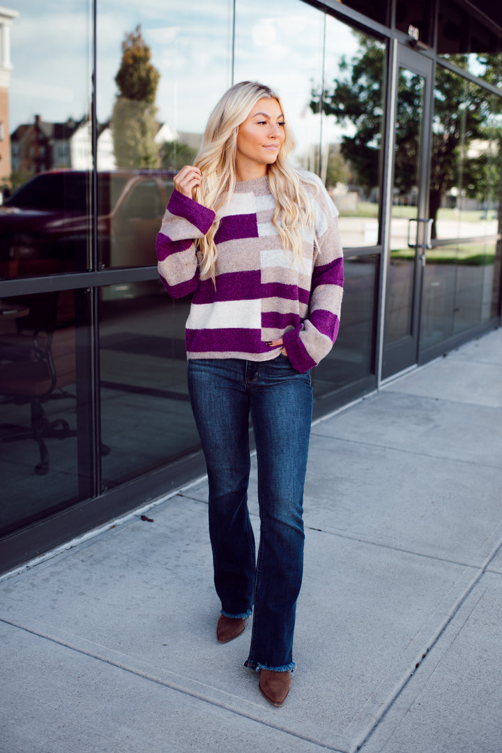 Cider Season Sweater (Plum)