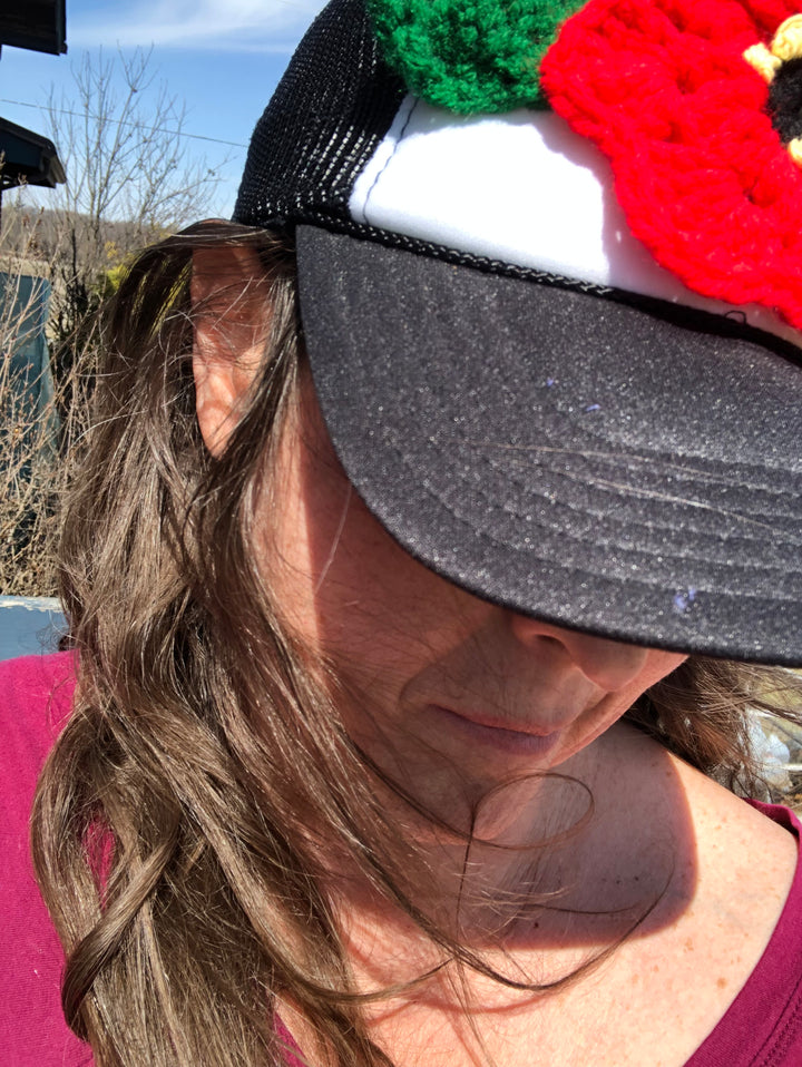 Crochet Trucker Hat
