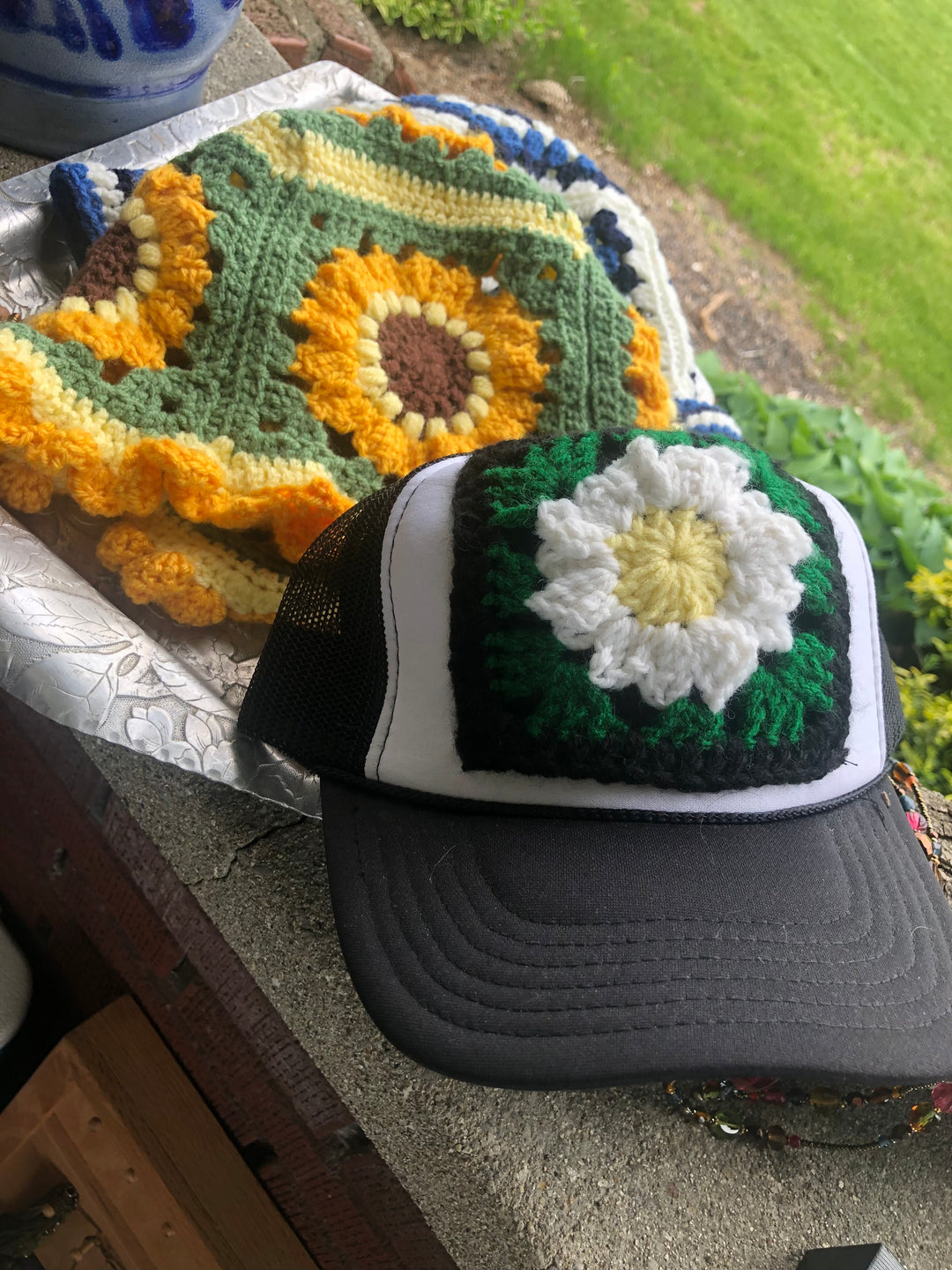 Crochet Trucker Hat