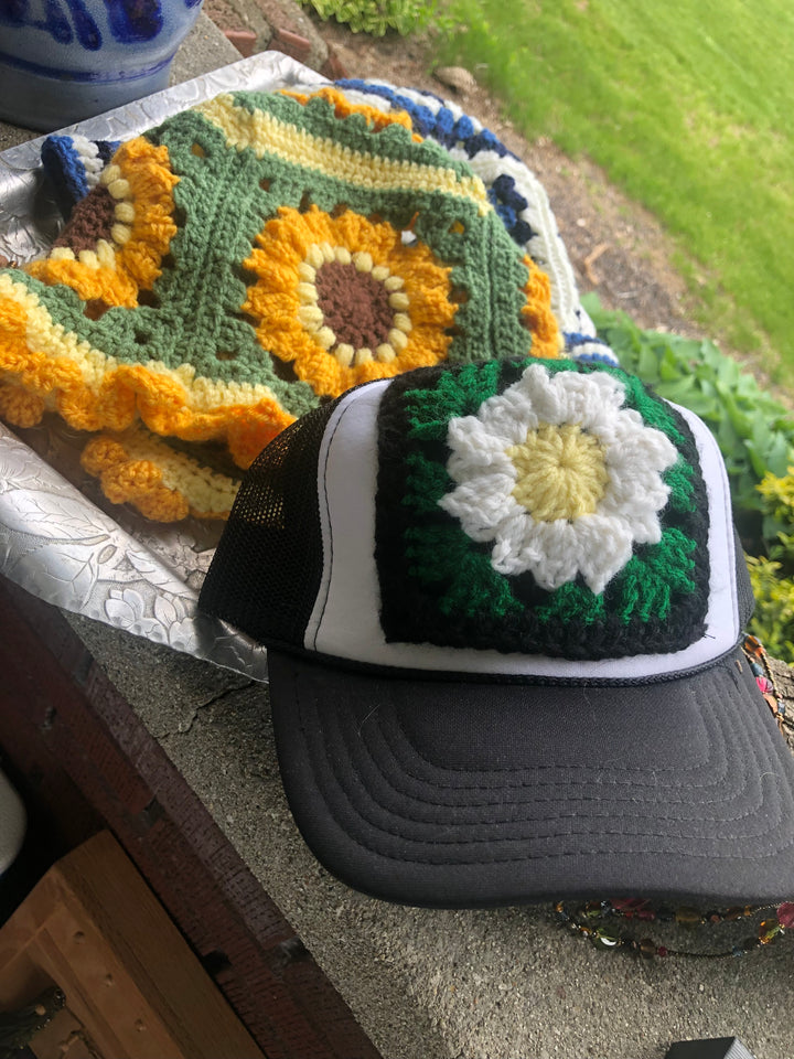 Crochet Trucker Hat