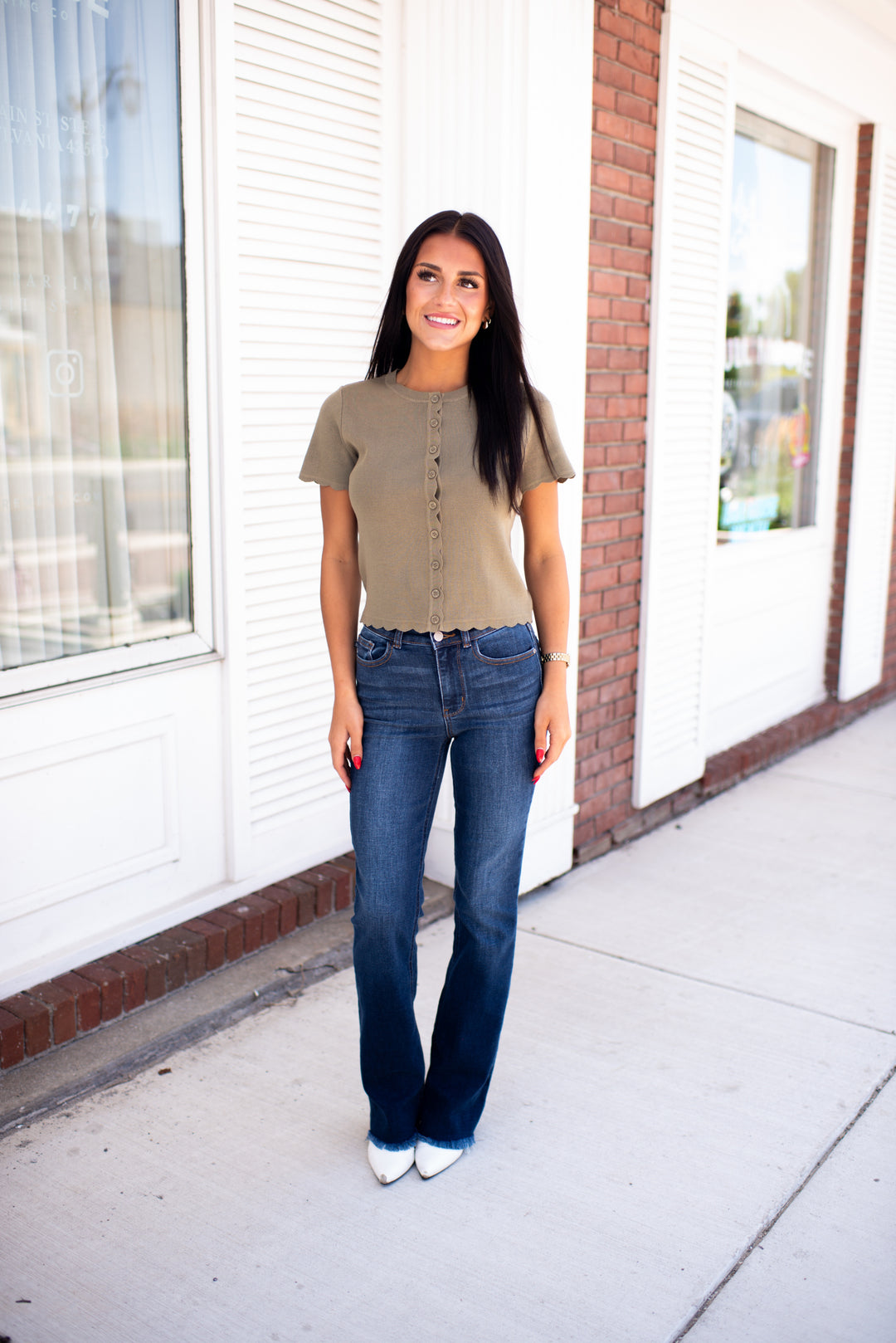 September Top (Olive)