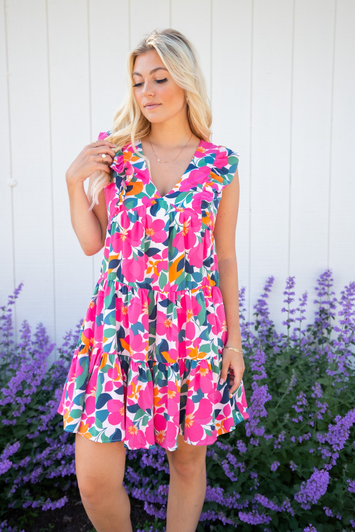 Gardens in Time Dress (Floral Multicolor)