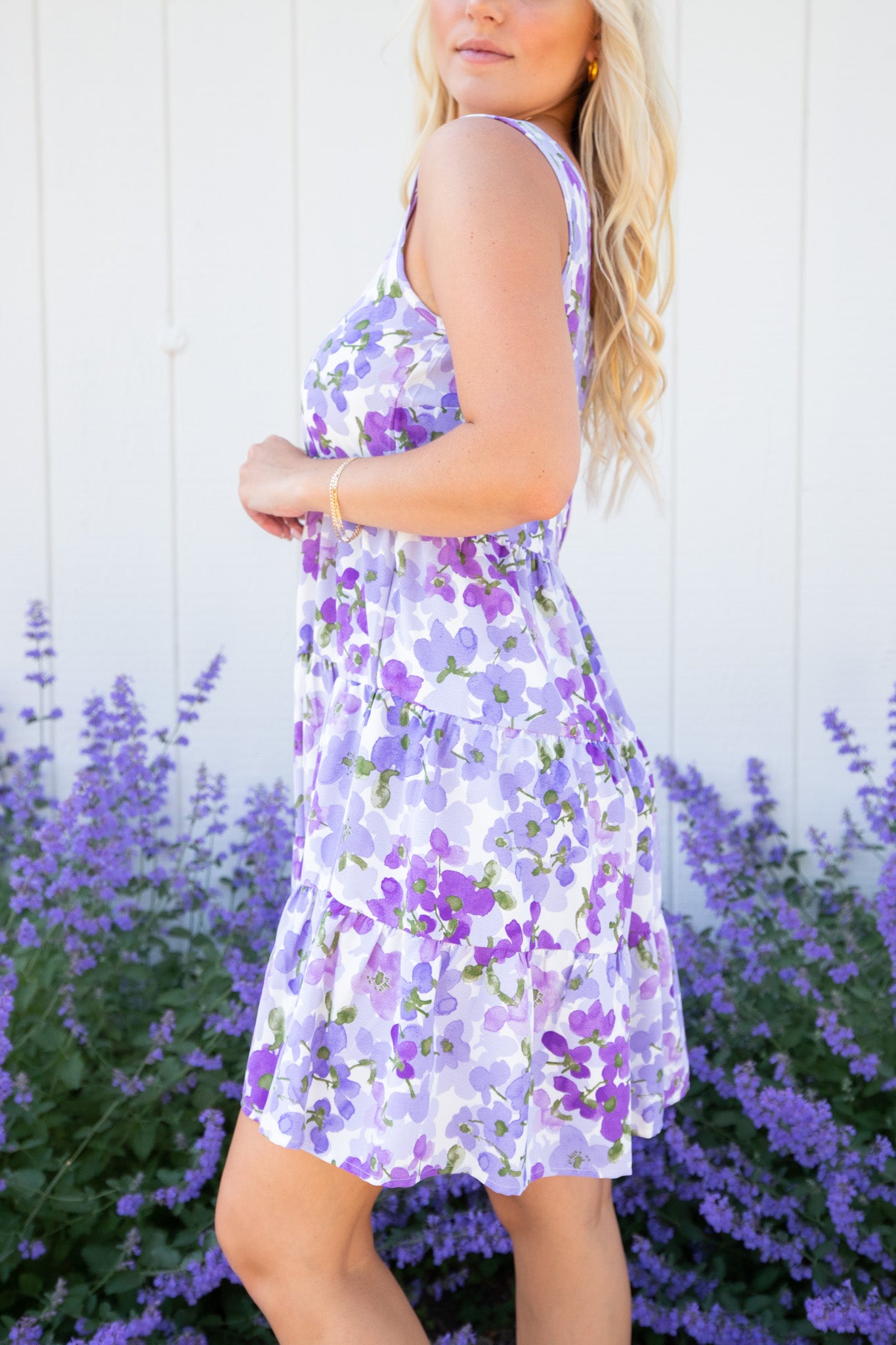 Pickin' Wildflowers Dress (Purple)