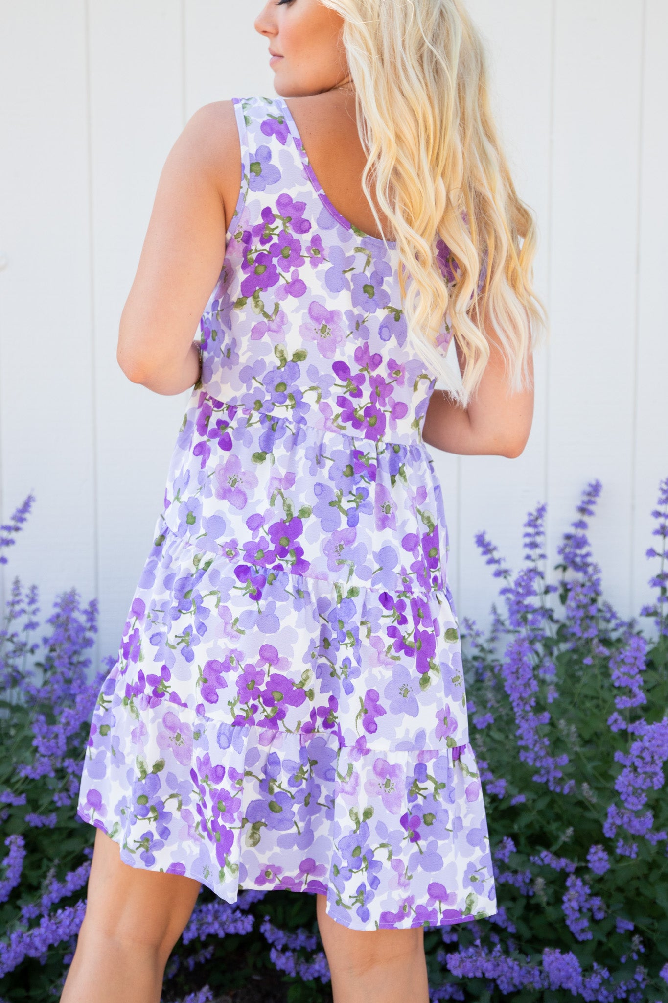 Pickin' Wildflowers Dress (Purple)