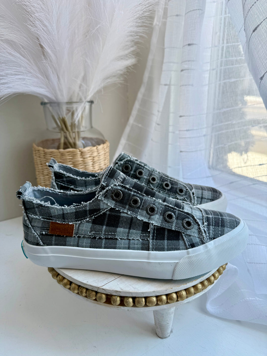 Blowfish Play Sneaker (Grey Canyon Plaid)