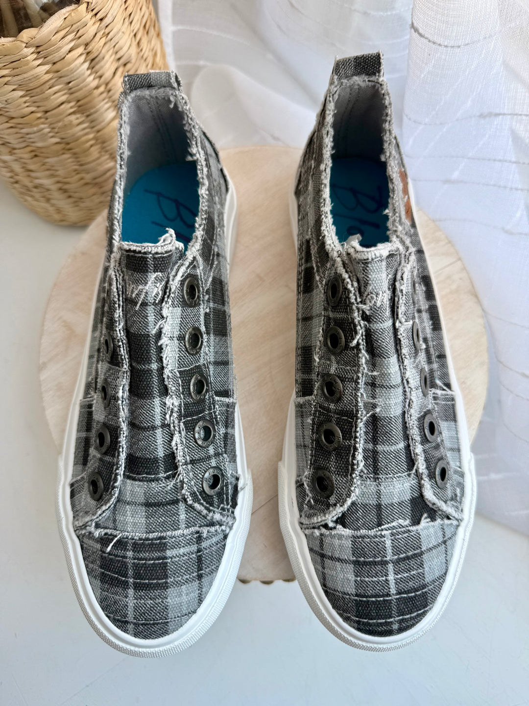 Blowfish Play Sneaker (Grey Canyon Plaid)