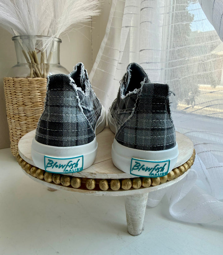 Blowfish Play Sneaker (Grey Canyon Plaid)