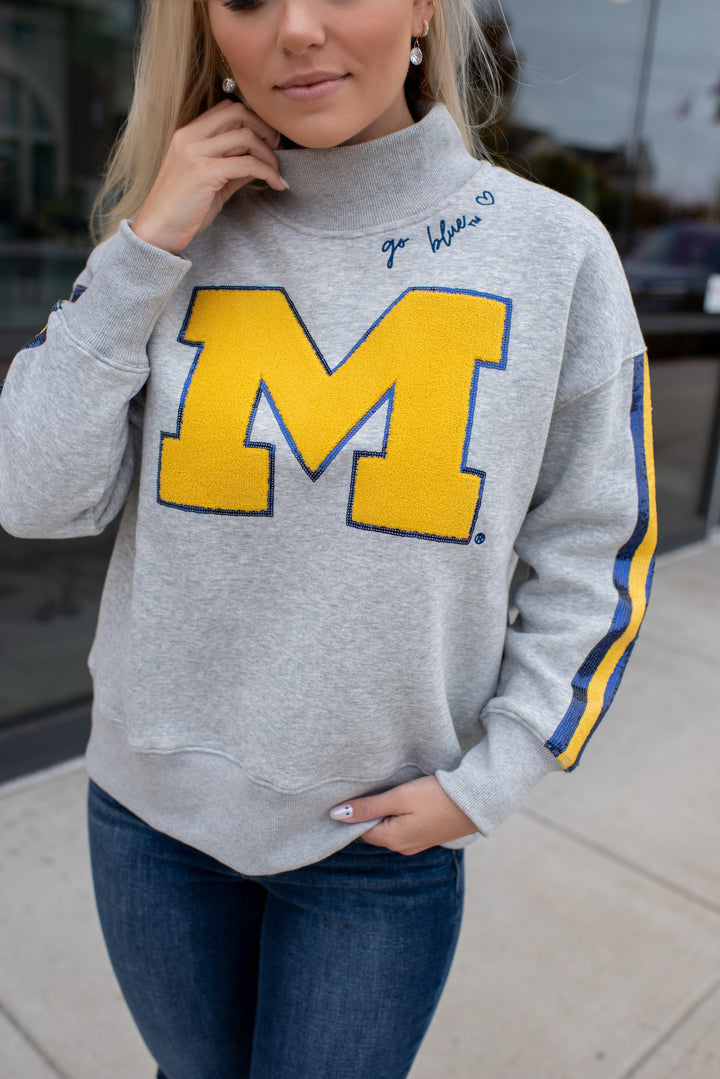 Calling All Michigan Fans Mockneck